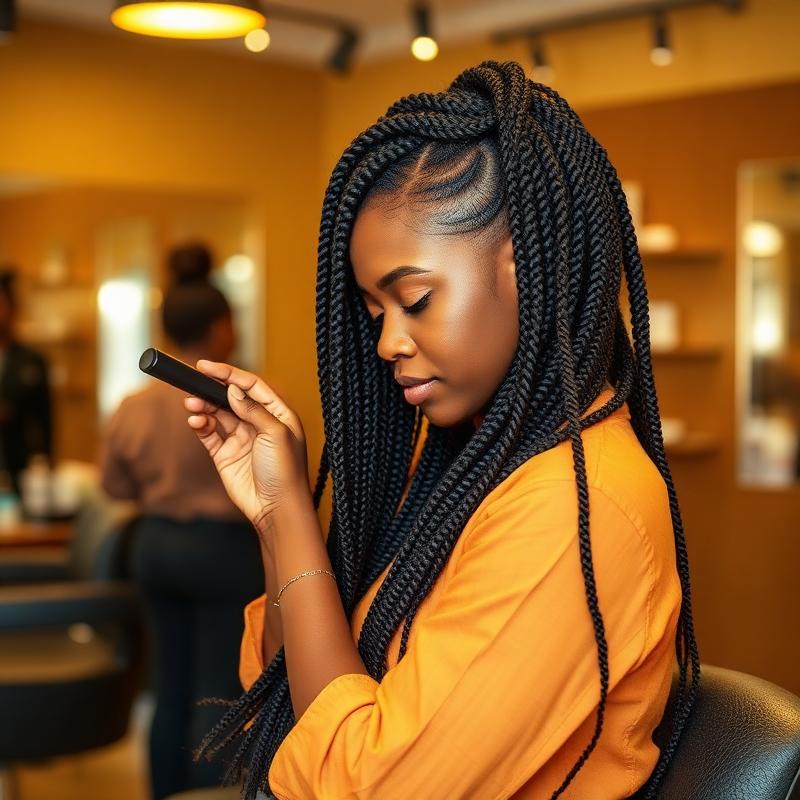 Coiffeuse professionnelle